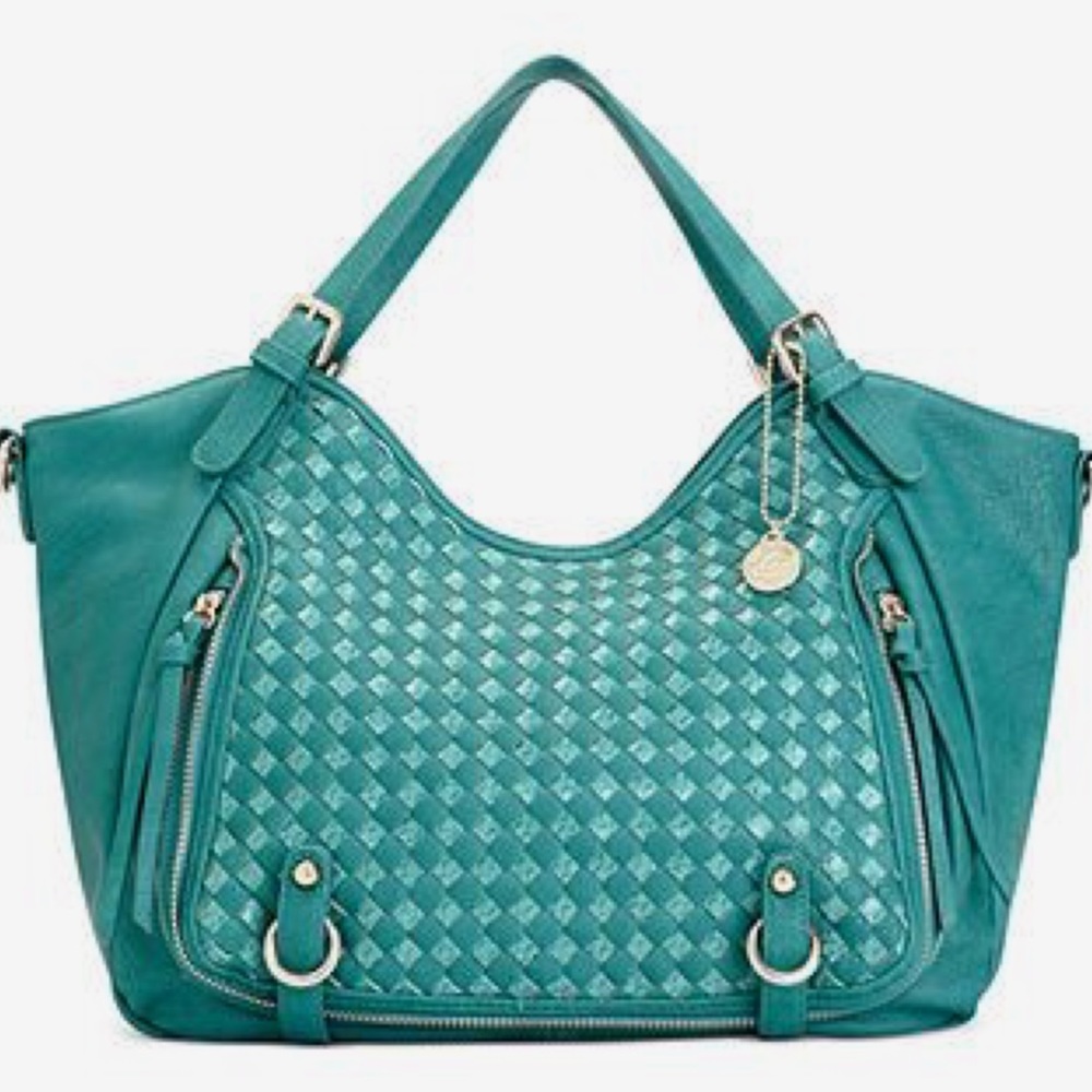 Big Buddha Selena Convertible Satchel - TEAL